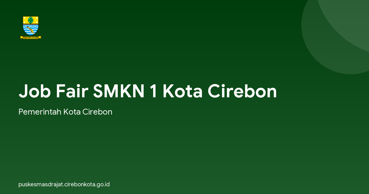 Job Fair SMKN 1 Kota Cirebon
