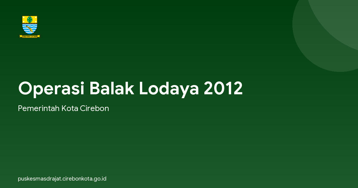 Operasi Balak Lodaya 2012