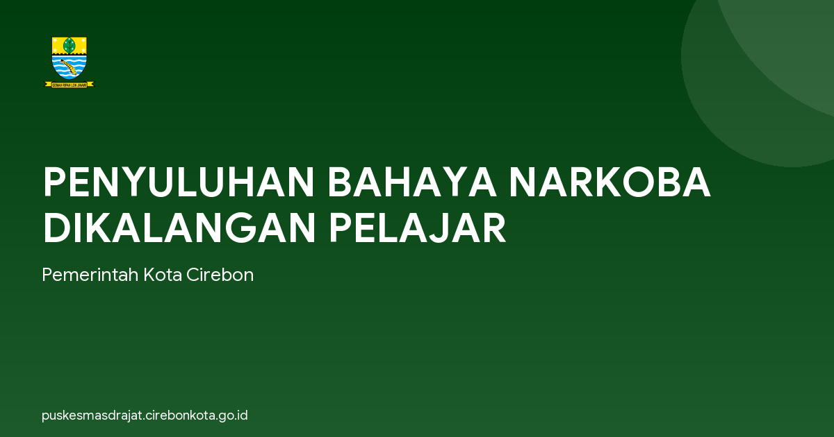 PENYULUHAN BAHAYA NARKOBA DIKALANGAN PELAJAR