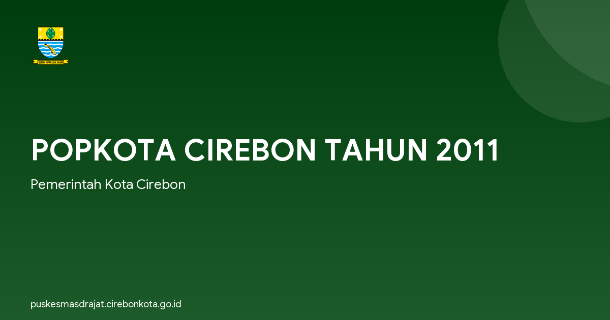 POPKOTA CIREBON TAHUN 2011