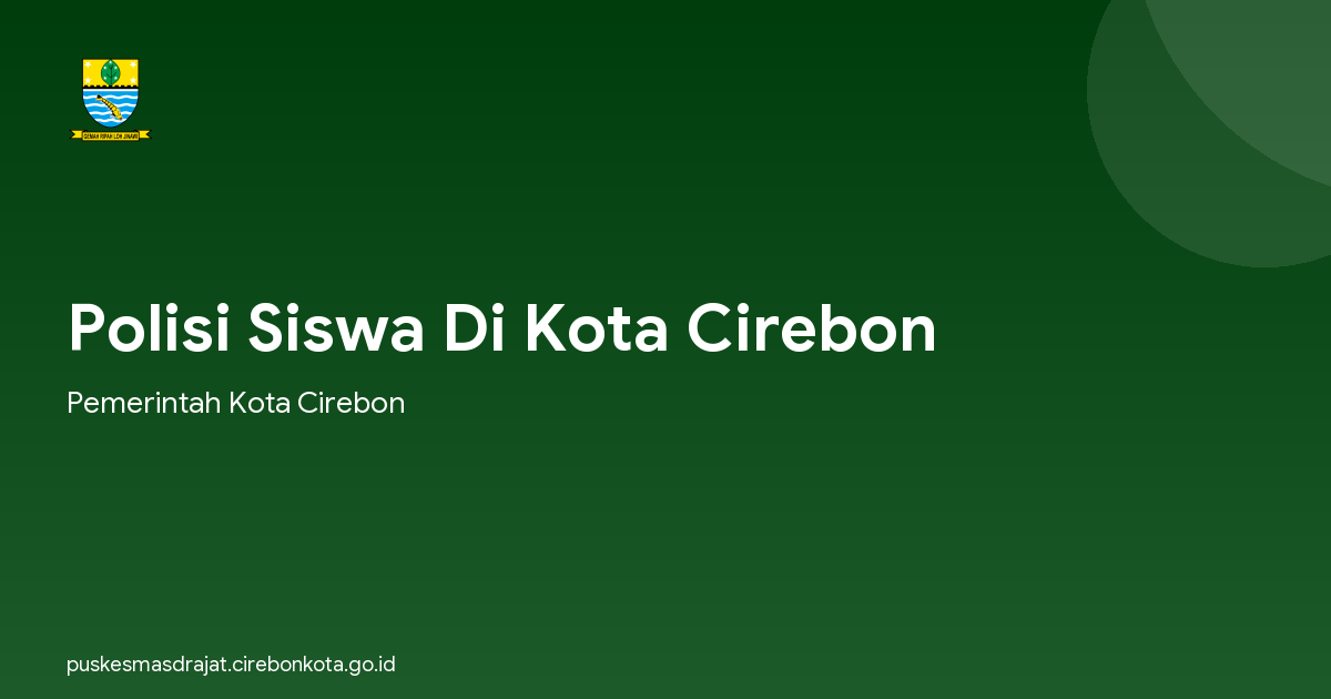 Polisi Siswa Di Kota Cirebon