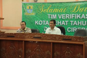 KOTA CIREBON TERIMA TIM VERIFIKASI PENILAIAN KOTA SEHAT TAHUN 2017