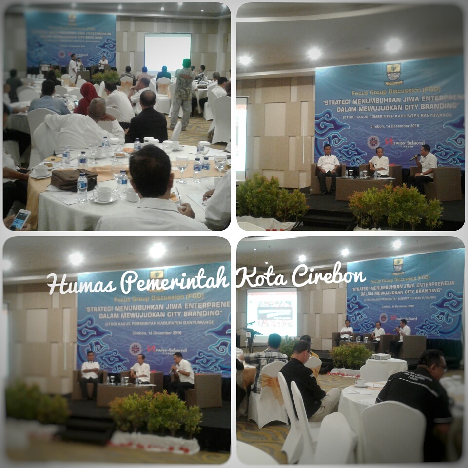 BELAJAR DARI BANYUWANGI PEMKOT CIREBON GELAR FGD UNTUK MEWUJUDKAN CITY BRANDING