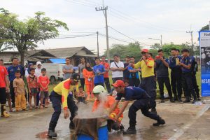 DAMKAR GELAR SOSIALISASI PENCEGAHAN KEBAKARAN