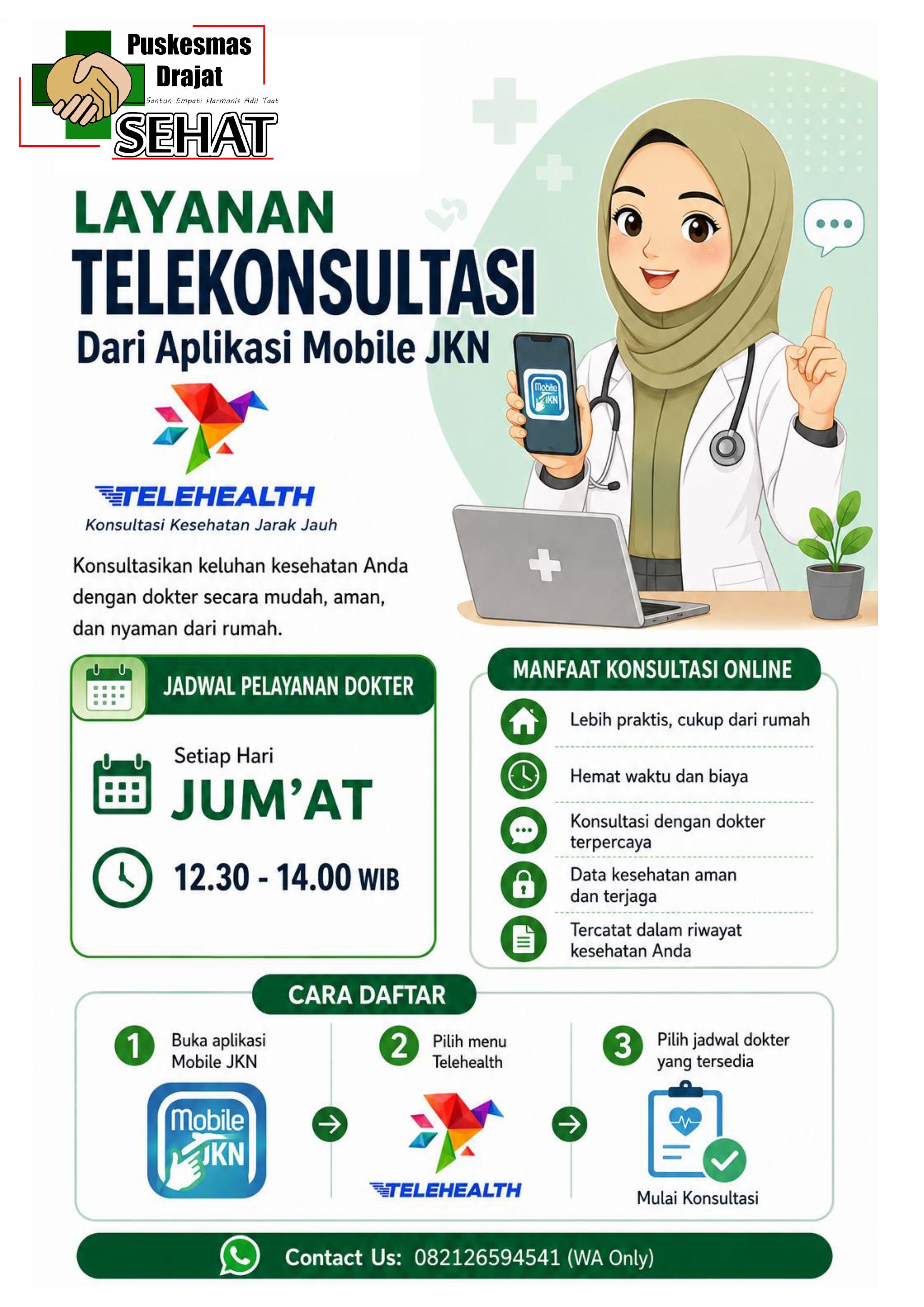 Tak Perlu Datang ke Puskesmas, Konsultasi Dokter Kini Bisa dari Rumah